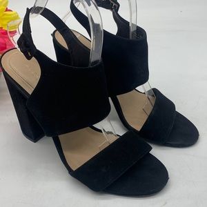 Aldo Black Block Heels Size 9 BHE5333C